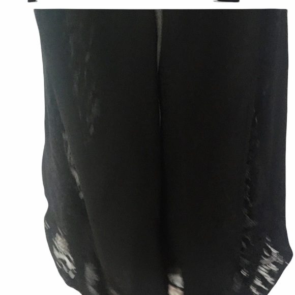 AB Studio Black Sleeveless Open Front Cardigan - Picture 4 of 11